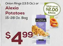 DeCicco & Sons Alexia Potatoes offer