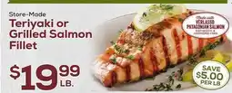 DeCicco & Sons Teriyaki or Grilled Salmon Fillet offer