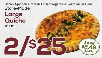 DeCicco & Sons Large Quiche offer