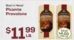 DeCicco & Sons Boar's Head Picante Provolone offer