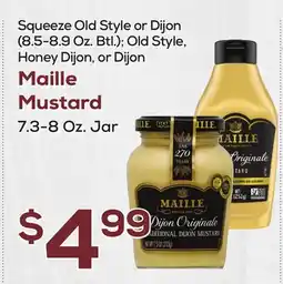 DeCicco & Sons Maille Mustard 7.3-8 Oz. Jar offer