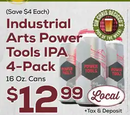 DeCicco & Sons Industrial Arts Power Tools IPA 4-Pack offer