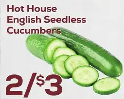 DeCicco & Sons English Seedless Cucumbers offer