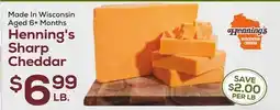 DeCicco & Sons Henning's Sharp Cheddar offer