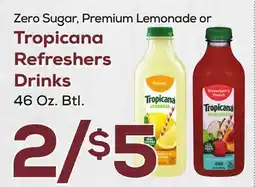DeCicco & Sons Tropicana Refreshers Drinks offer