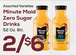 DeCicco & Sons Minute Maid Zero Sugar Drinks offer