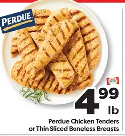 Weis Markets Perdue Chicken Tenders or Thin Sliced Boneless Breasts offer