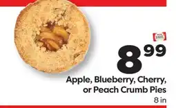Weis Markets Apple, Blueberry, Cherry, or Peach Crumb Pies offer