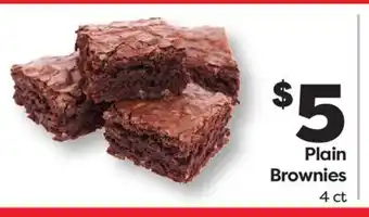 Weis Markets Plain Brownies offer