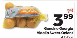 Weis Markets Genuine Georgia Vidalia Sweet Onions offer
