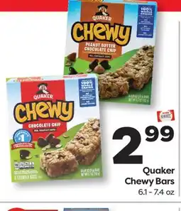 Weis Markets Quaker Chewy Bars offer
