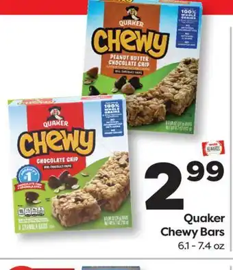 Weis Markets Quaker Chewy Bars offer