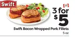 Weis Markets Swift Bacon Wrapped Pork Fillets offer