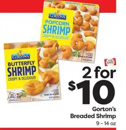 Weis Markets Gorton's Breaded Shrimp offer