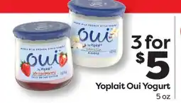 Weis Markets Yoplait Oui Yogurt offer