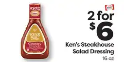 Weis Markets Ken's Steakhouse Salad Dressing offer