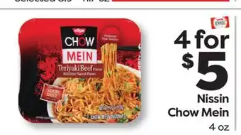 Weis Markets Nissin Chow Mein offer