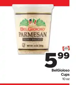 Weis Markets BelGioioso Cups offer