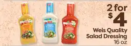 Weis Markets Weis Quality Salad Dressing offer