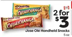 Weis Markets Jose Olé Handheld Snacks offer