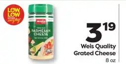 Weis Markets Weis Quality Grated Cheese offer