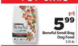 Weis Markets Beneful Small Bag Dog Food offer