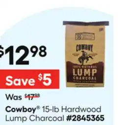 Lowe's Cowboy 15-lb Hardwood Lump Charcoal offer