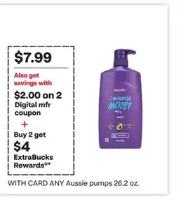 CVS ANY Aussie pumps 26 2 oz offer