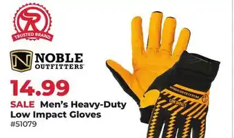 Runnings Men's Heavy-Duty Low Impact Gloves offer