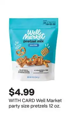 CVS Well Market party size pretzels 12 oz offer