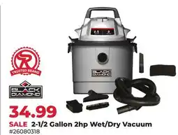 Runnings 2-1/2 Gallon 2hp Wet/Dry Vacuum offer