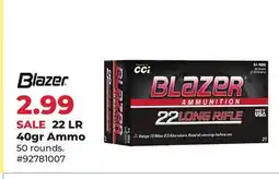 Runnings 22 LR 40gr Ammo offer