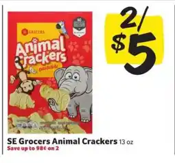 Winn Dixie SE Grocers Animal Crackers offer