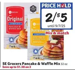Winn Dixie SE Grocers Pancake & Waffle Mix offer