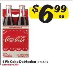 Winn Dixie 4 Pk Coke De Mexico offer