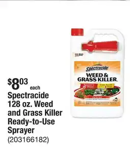 The Home Depot Spectracide 128 oz. Weed and Grass Killer Ready-to-Use Sprayer offer