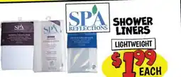 Ollie's SHOWER LINERS offer