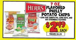 Ollie's HERR'S 7 Oz. FLAVORED PHILLY POTATO CHIPS offer