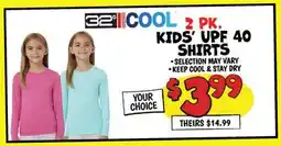 Ollie's 2 PK. KIDS' UPF 40 SHIRTS offer