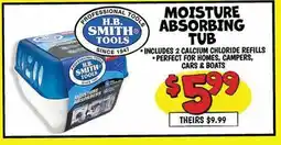 Ollie's MOISTURE ABSORBING TUB offer