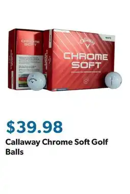 Sam's Club Callaway Chrome Soft Golf Balls offer