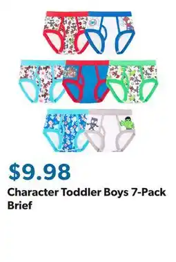 Sam's Club Character Toddler Boys 7-Pack Brief offer