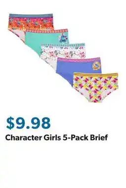 Sam's Club Character Girls 5-Pack Brief offer