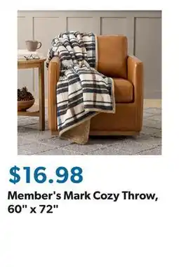 Sam's Club Member's Mark Cozy Throw, 60 x 72 offer