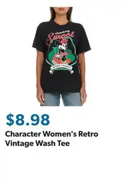 Sam's Club Character Women's Retro Vintage Wash Tee offer