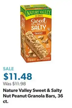 Sam's Club Nature Valley Sweet & Salty Nut Peanut Granola Bars, 36 ct offer