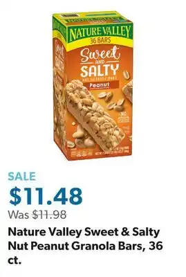 Sam's Club Nature Valley Sweet & Salty Nut Peanut Granola Bars, 36 ct offer
