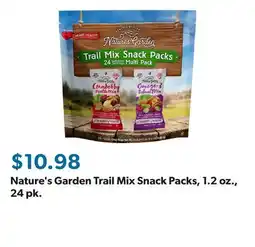 Sam's Club Nature's Garden Trail Mix Snack Packs, 1.2 oz., 24 pk offer