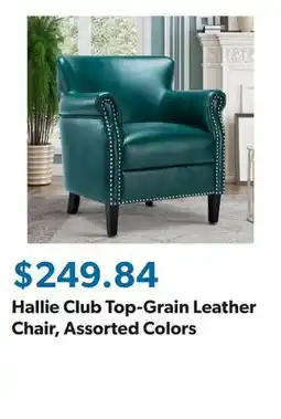 Sam's Club Hallie Club Top-Grain Leather Chair, Assorted Colors offer