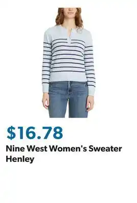 Sam's Club Nine West Women's Sweater Henley offer